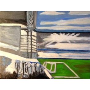 Fodbold fan maleri Tifo 30 x 40 cm.